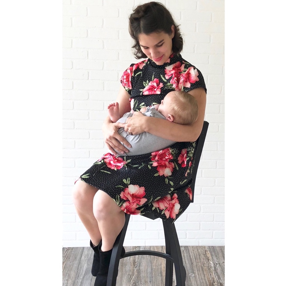 Jolie breastfeeding nursing and pumping dress